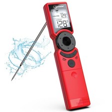 Termometro Carne Digitale Lettura Istantanea per Grigliare, Alta Precisione ±1% °F, Rosso 