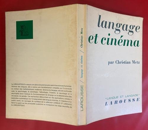 Christian metz langage et - langage,