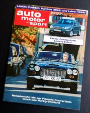 auto motore e sport stampa speciale Lancia Flaminia (1965) e Lancia Lybra (1999).