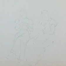 ANTICO DISEGNO RITRATTO