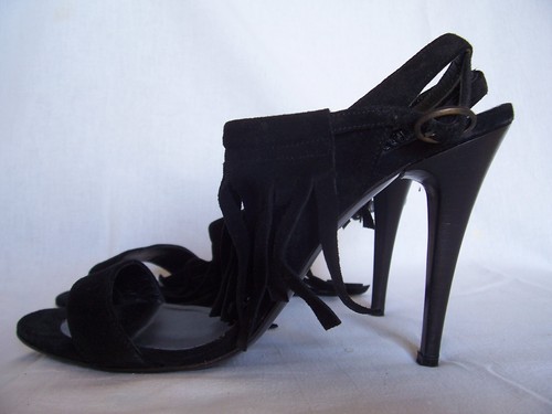 Sandali scarpe camoscio nere - sandali,
