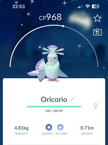 Shiny oricorio sensu pokemon - shiny,