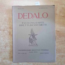 DEDALO UGO OJETTI 1922