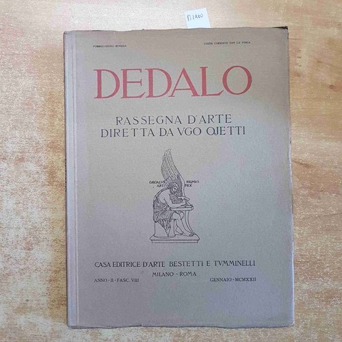 Dedalo ugo ojetti 1922 - ugo,