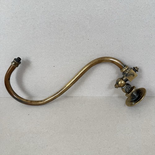 Antique victorian brass gas - victorian,