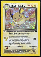 POKÉMON~DARK RAICHU~83/82~1A EDIZIONE~TEAM ROCKET~ITA~LP-