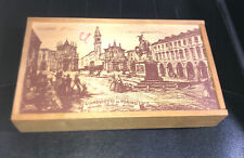 VECCHIA SCATOLA DI LEGNO  VUOTA  GIANDUIOTTI TORINO "FELETTI 1882" COME DA FOTO