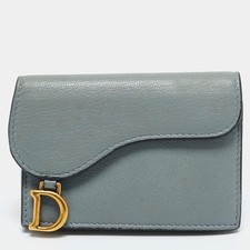 Dior light blue leather - light, saddle