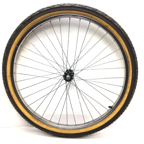 Ruota anteriore cromata per