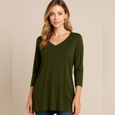 Camicetta casual verde foresta