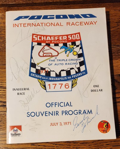 Programma schaefer 500 1971 - programma,