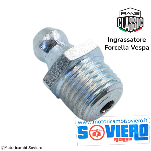 Ingrassatore m10x1 forcella - ingrassatore,