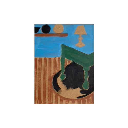 Quadro olio tavola vintage - olio, su