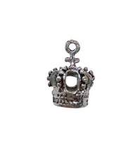 *HH* 8 Ciondoli Ciondolo Corona Reale Regina Re Coroncina Pendaglio Bigiotteria 