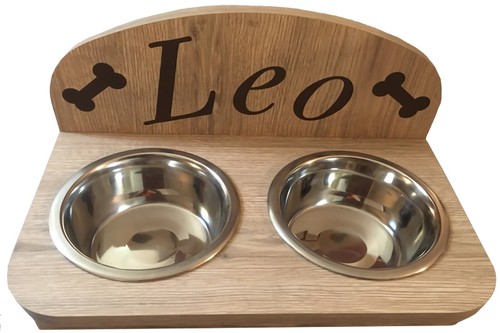 Custom wooden raised bowl - custom,
