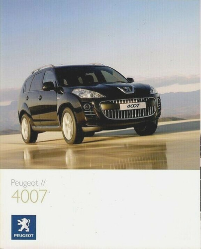 Peugeot 4007 2007 - uk, market