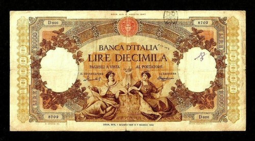 Italia 10000 lire - lire, pick-89