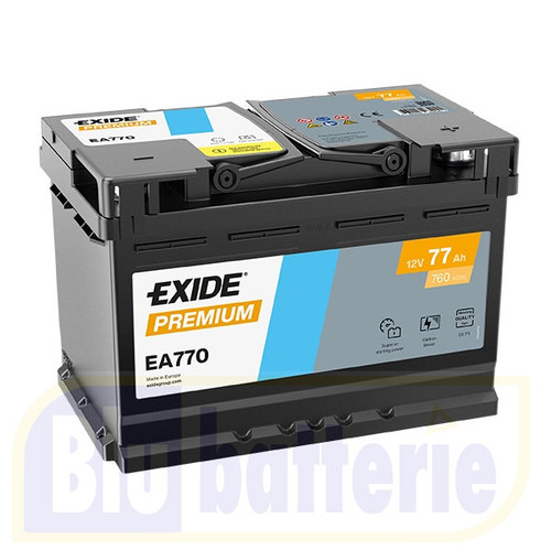 Exide ea770 batteria auto 12v - batteria,