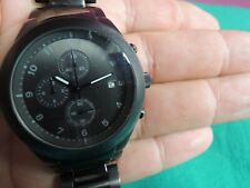 *L68*-OROLOGIO CRONOGRAFO DKNY BLACK  NERO QUARZ WATCH  NO BOX SCATOLA UOMO MEN
