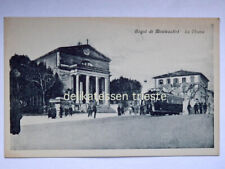 MONTECATINI Pistoia Bagni TRAM tramway La Chiesa animata vecchia cartolina
