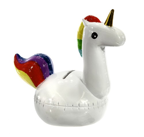 Unicorno salvadanaio ceramica - salvadanaio,