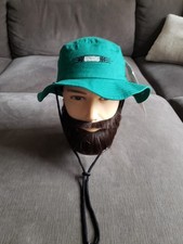 Cappello vintage Quicksilver surf/skate secchiello verde secchiello CAMPIONE ETICHETTA 6 3/4 - 6 7/8