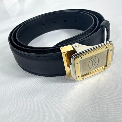 Cintura cartier nera unisex - cartier,