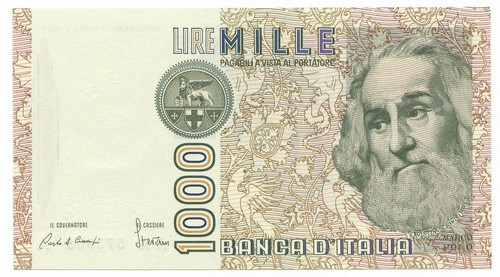 1000 lire marco - marco, polo