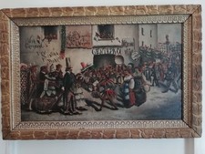 dipinto antico olio su tavola