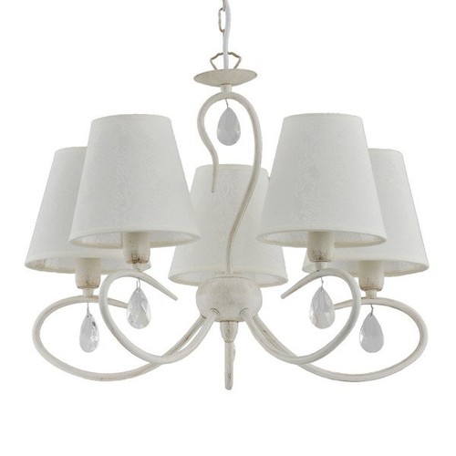Lampadario antico bianco - , ecrù