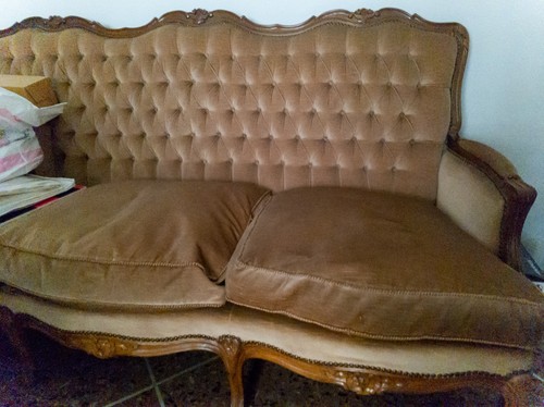 Divano posti vintage velluto - vintage,