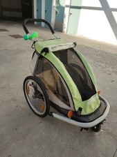Croozer 737 Rimorchio bici bimbi 2 posti + passeggino/jogger – usato