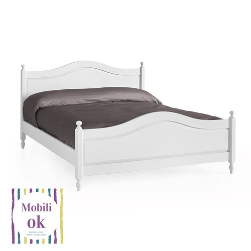 Letto matrimoniale bianco - , in