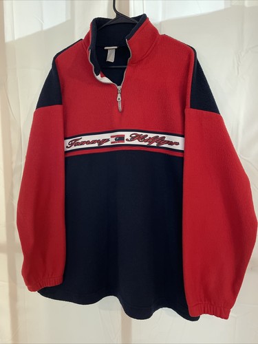Giacca pile vintage tommy - giacca,
