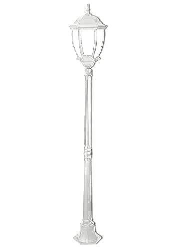 Palo lampione luce bianco - palo,