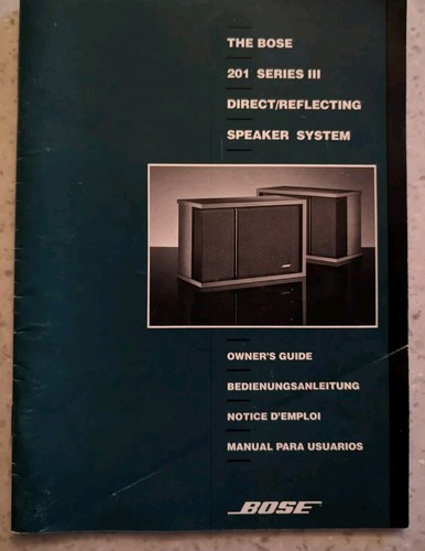 Bose 201 serie - serie, di