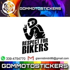 Adesivo PRESPAZIATO RESPECT FOR BIKERS