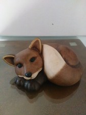thun animali del bosco, volpe grande fuori produzione. In ottime condizioni