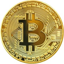 1PC Gold Commemorative Bitcoin