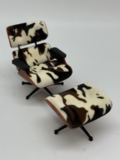 Sedia Eames stampa mucca e