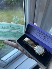 Girard Perregaux vintage set completo scatola/documenti datato 1957 manuale 33mm