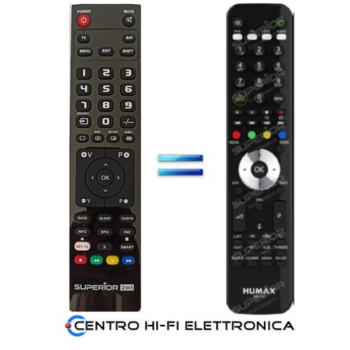 Telecomando per decoder humax - telecomando,