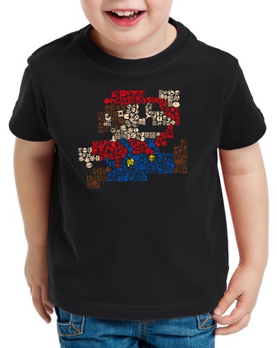 Shirt bambino jump run mario - t-shirt,