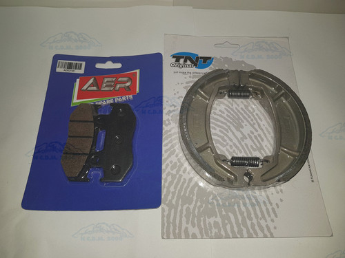 Kit pastiglie ganasce freno - e,