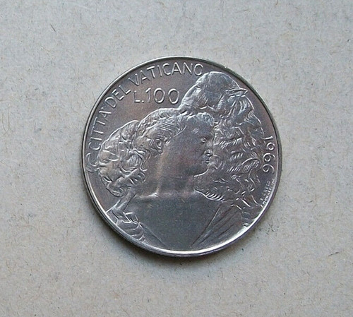 100 lire 1966 città - lire, del