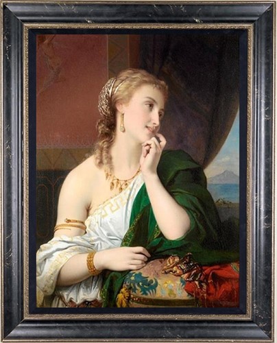 Dipinto olio ritratto - , di