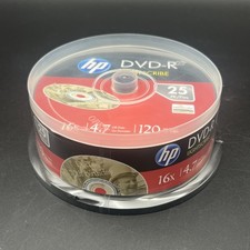 DVD LightScribe 16x 4,7 GB 120 min nuovo sigillato, 25 dischi