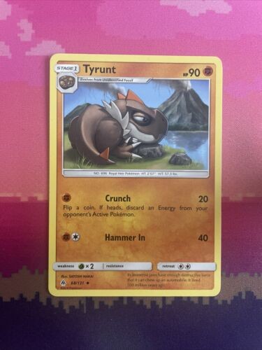 Pokemon card tyrunt - card, forbidden
