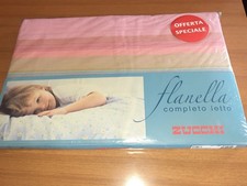  Completi lenzuola Zucchi letto singolo in flanella 