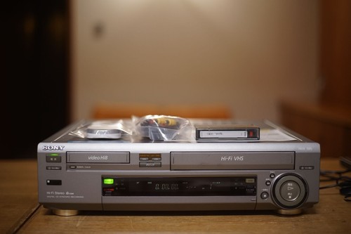 Sony vhs vcr video - sony, deck